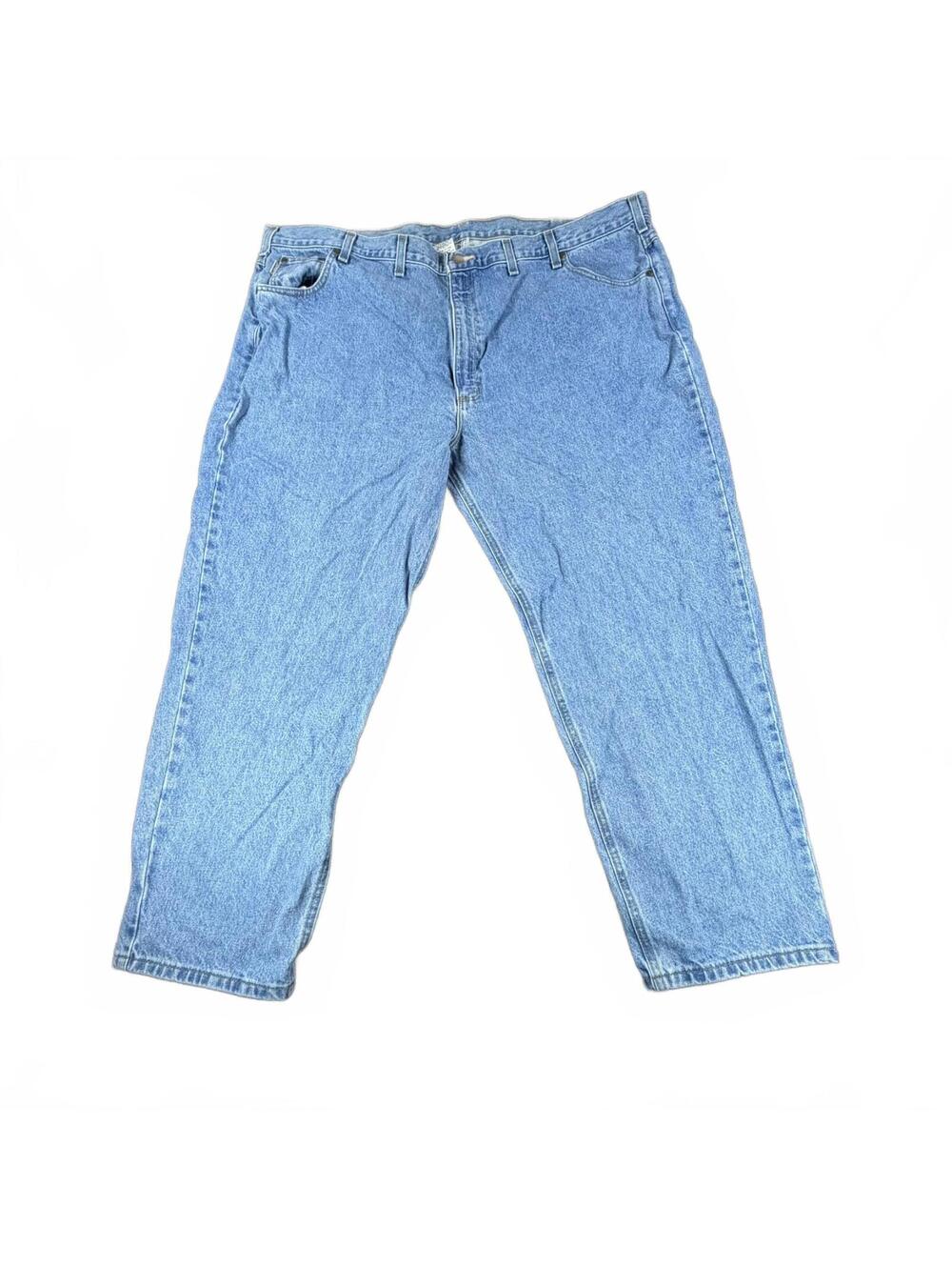Carhartt Relaxed Fit Blue Workwear Cotton Denim Jeans Size 50x30
